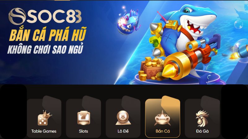 Thao tác tham gia chơi game Bắn Cá trực tuyến đơn giản, nhanh chóng